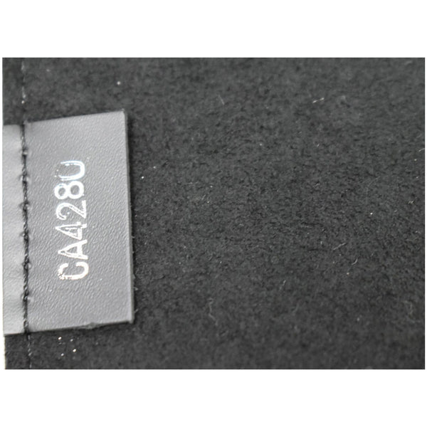 LOUIS VUITTON Petit Sac Plat Epi Leather Crossbody Bag Black