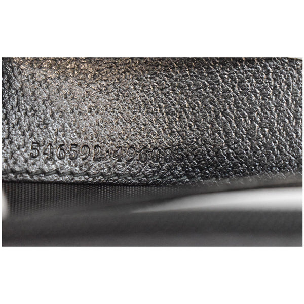 GUCCI Ophidia GG Web Leather Wallet On Chain Bag Black 546592