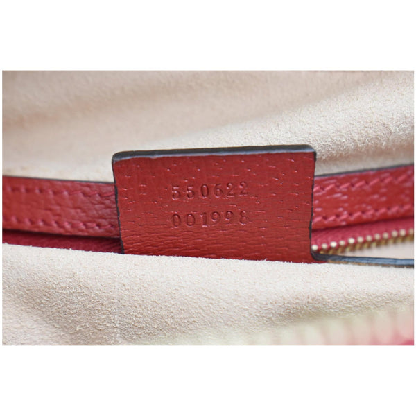 GUCCI Ophidia Flora Web Small Top Handle Shoulder Bag Red 550622