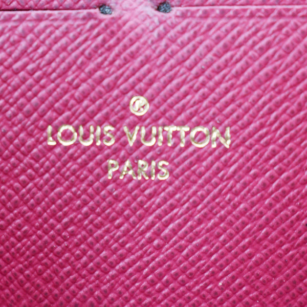 LOUIS VUITTON Clemence Monogram Canvas Zippy Wallet Brown