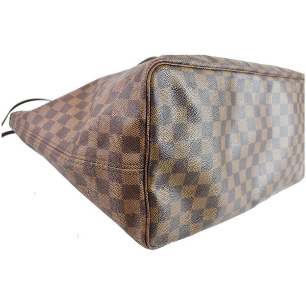 LOUIS VUITTON Neverfull GM Damier Ebene Shoulder Bag Brown