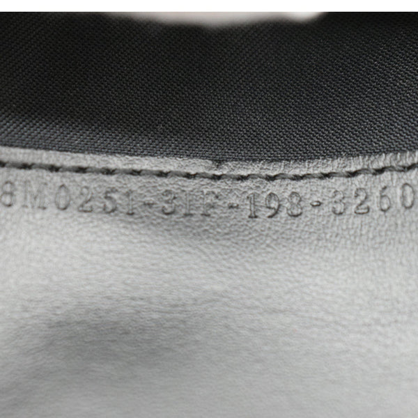 FENDI Monster Eyes Continental Smooth Leather Wallet Black