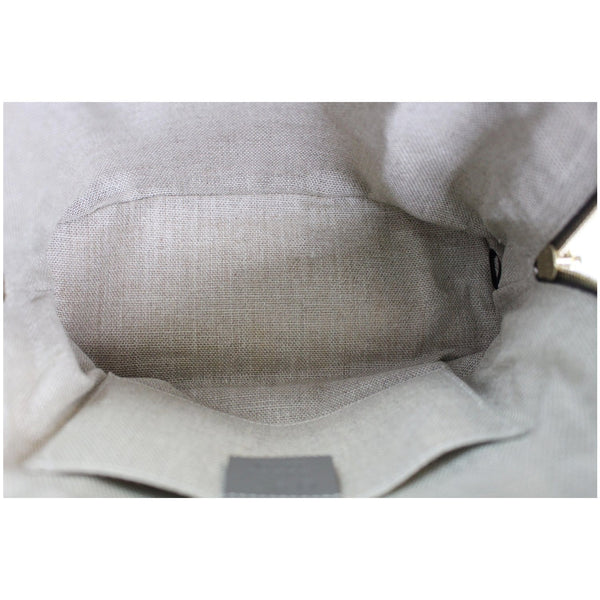 GUCCI Mini Dome Micro Guccissima Leather Shoulder Bag Grey 449654