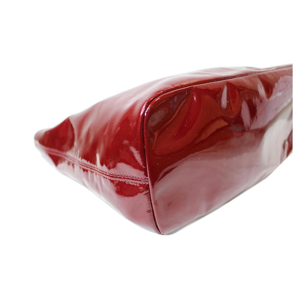 COACH 18770 Chelsea Patent Leather Shoulder Tote Bag Red