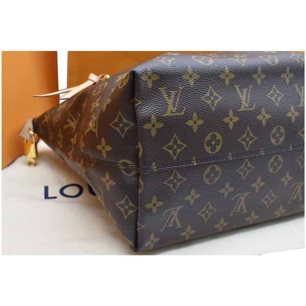 LOUIS VUITTON Iena MM Monogram Canvas Shoulder Bag Brown