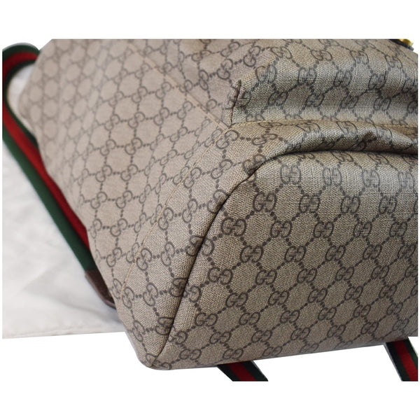 GUCCI Soft GG Supreme Canvas Backpack Bag Beige 473869