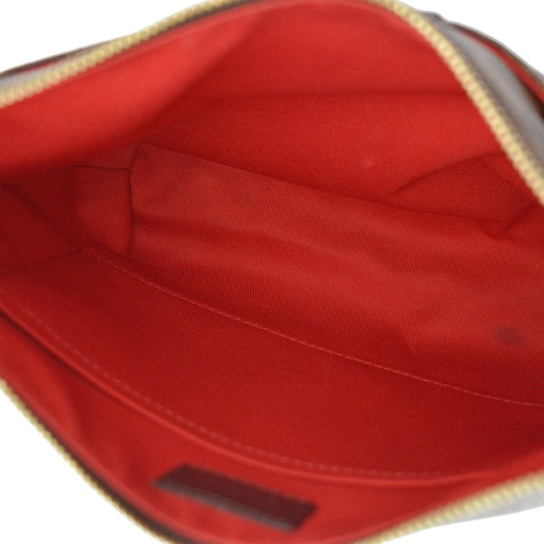 LOUIS VUITTON South Bank Besace Damier Ebene Crossbody Bag Brown