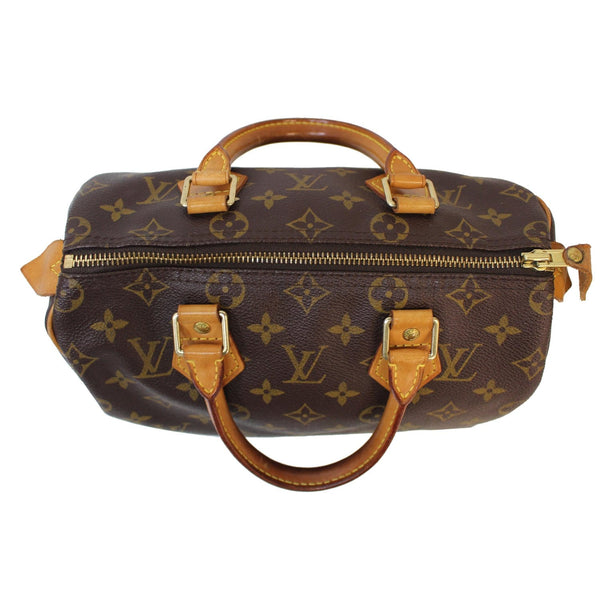 Top zipper lv Speedy 25 Monogram Canvas Satchel Bag