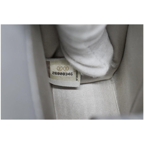 CHANEL By The Sea Quilted Lambskin Leather Clutch Wallet Metallic Silver