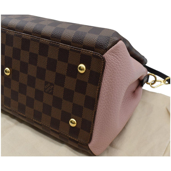 LOUIS VUITTON Normandy Damier Ebene Shoulder Bag Brown/Magnolia
