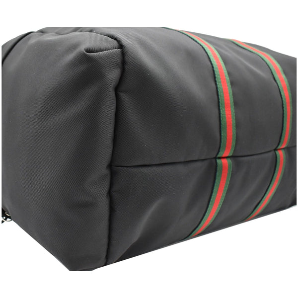 GUCCI Techno Canvas Duffle Travel Bag Black 450983