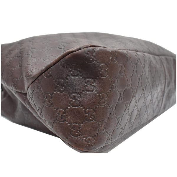 Gucci Horsebit Large Guccissima Leather Hobo Bag - GG engraved | DDH