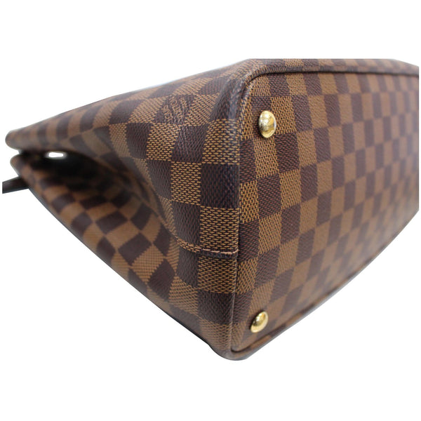 LV Kensington Damier Ebene Shoulder bag Brown - corner