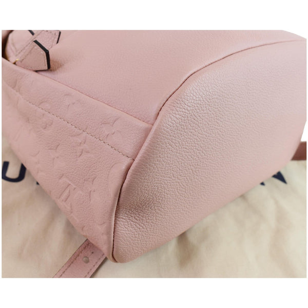 LOUIS VUITTON Sorbonne Monogram Empreinte Leather Backpack Rose Poudre