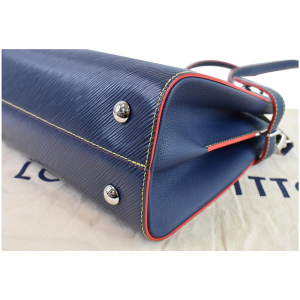 LOUIS VUITTON Twist Epi Leather 2Way Tote Bag Indigo