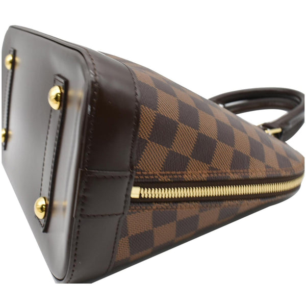 Louis Vuitton Alma PM Damier Ebene Satchel Bag - metal feet