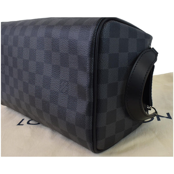 LOUIS VUITTON Dopp Kit Damier Graphite Toilet Pouch Black