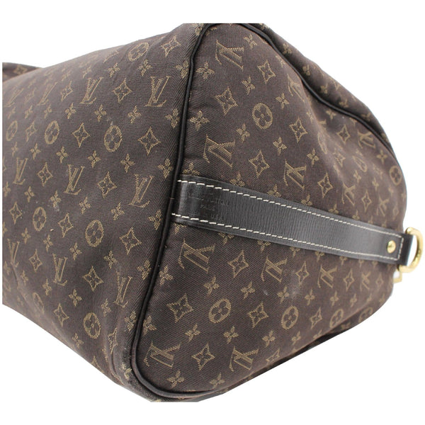 LOUIS VUITTON Speedy 30 Bandouliere Ebene Mini Lin Shoulder Bag Brown