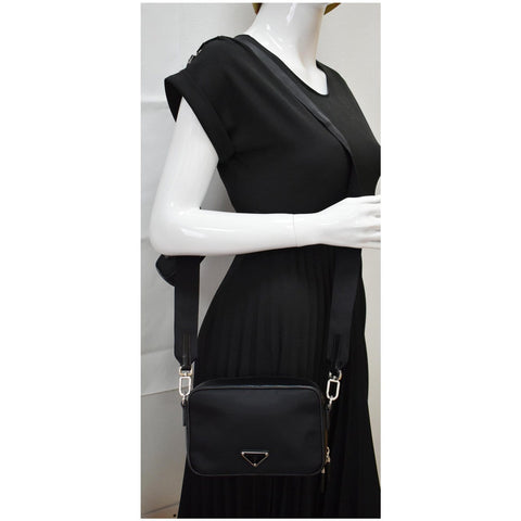 PRADA Re-Edition Nylon Shoulder Bag Black