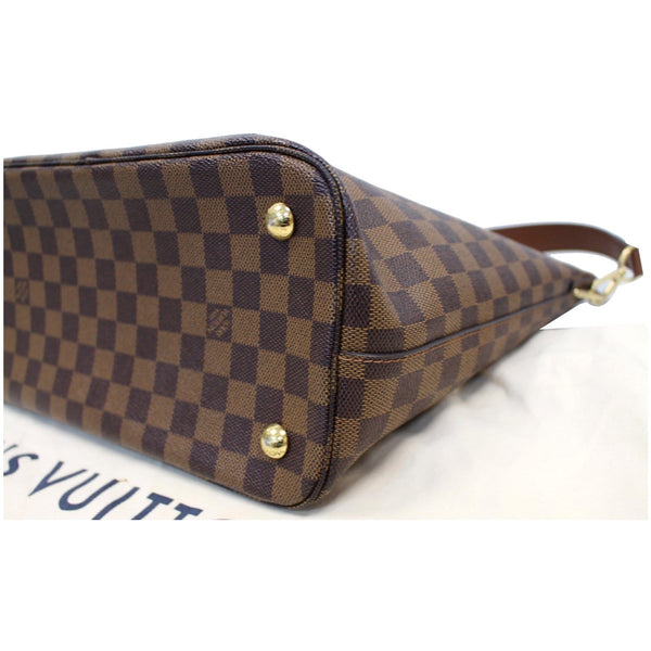 Louis Vuitton Belmont Damier Ebene Bag brass studs