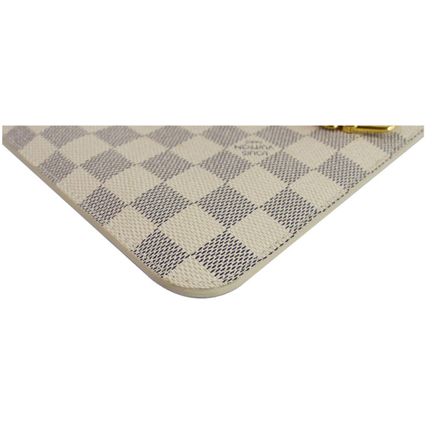 Louis Vuitton Wristlet Clutch Damier Azur Neverfull MM