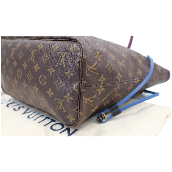 brown Lv Neverfull MM Totem Monogram Canvas Bag