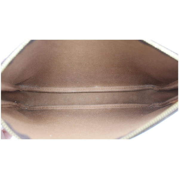 LOUIS VUITTON Pochette Accessoires Monogram Canvas Pouch Brown