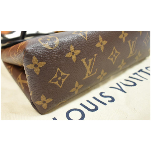 LOUIS VUITTON Locky BB Monogram Canvas Crossbody Bag Brown