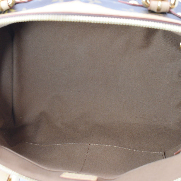 LOUIS VUITTON Tivoli PM Monogram Canvas Satchel Bag Brown