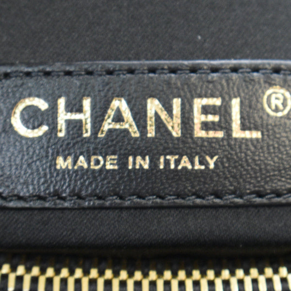 CHANEL Grand Shopping GST Caviar Leather Tote Bag Black