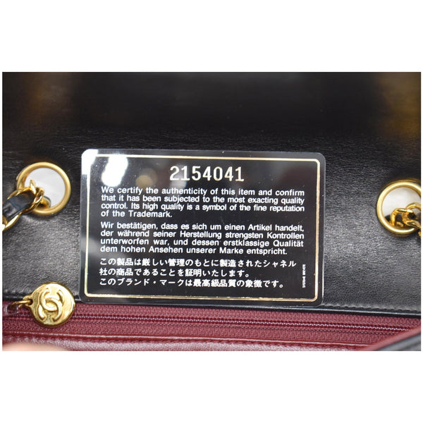 CHANEL Diana Flap Bag Quilted Leather Shoulder Bag Black