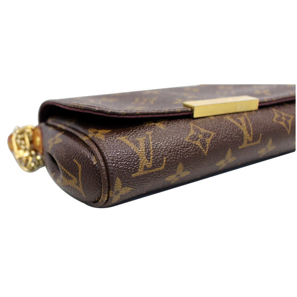 close view lv Favorite PM Monogram Canvas Satchel Bag
