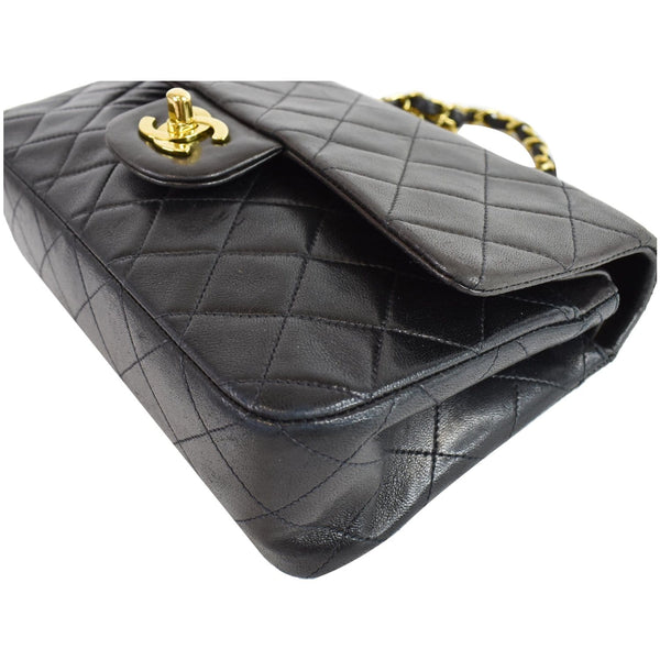 Chanel Vintage Double Flap Lambskin brass hardware bag