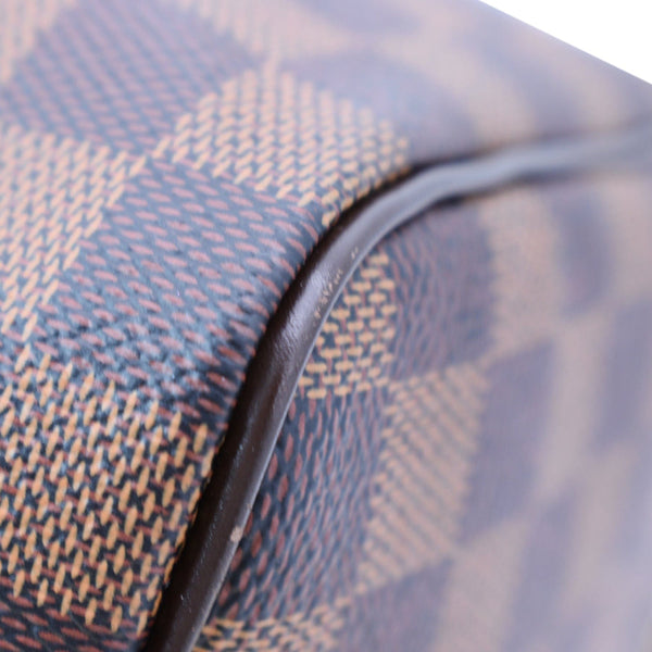 LOUIS VUITTON Speedy 30 Damier Ebene Satchel Bag Brown