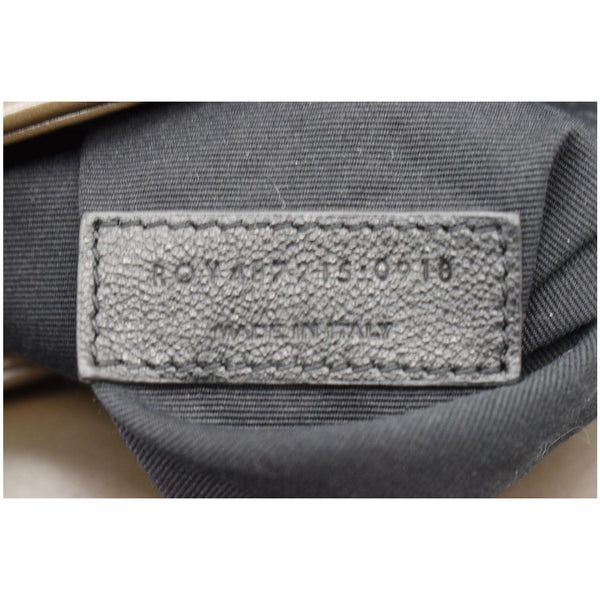 YVES SAINT LAURENT Large Loulou Calfskin Matelasse Chain Shoulder Bag Khaki Green