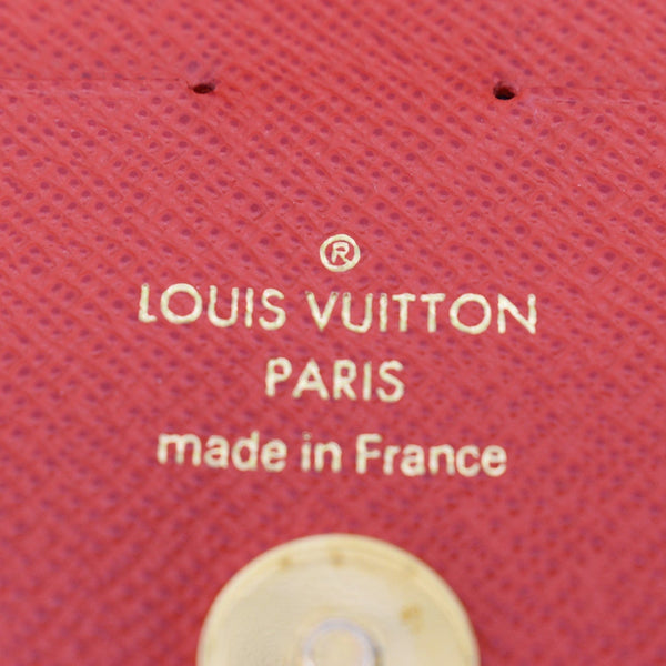 LOUIS VUITTON Adele Monogram Canvas Wallet Brown