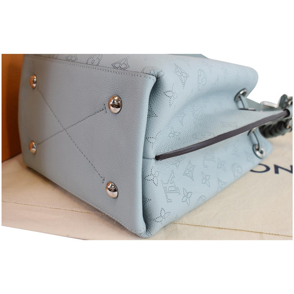 LOUIS VUITTON Muria Mahina Perforated Calf Leather Shoulder Bag Vert