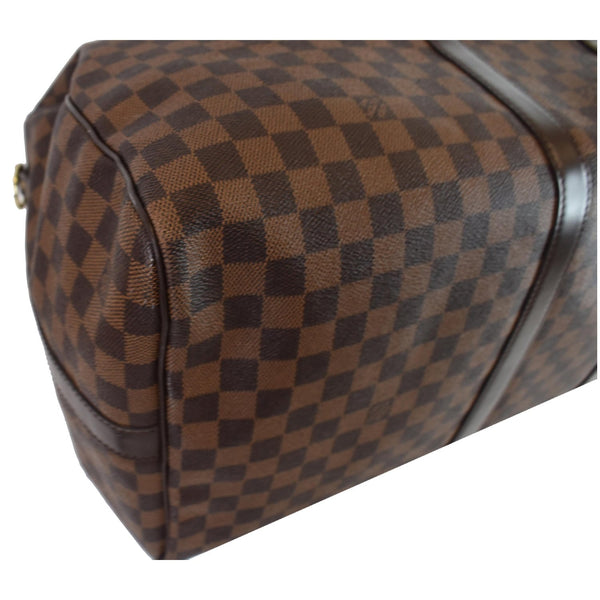 Preloved Louis Vuitton Keepall Bandouliere 55 Damier Ebene Travel Bag