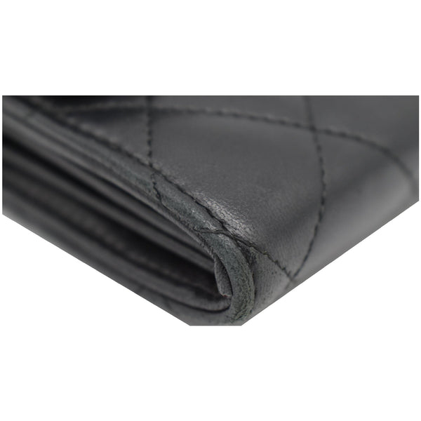 Chanel Classic Long Flap Leather Wallet Black - Shop Now