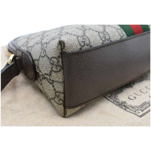 GUCCI Ophidia Small GG Supreme Canvas Shoulder Bag Beige 499621