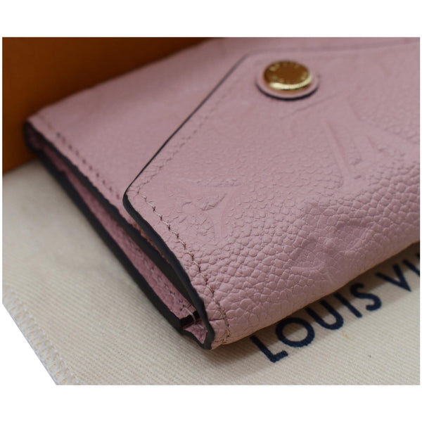 LOUIS VUITTON Zoe Compact Monogram Empreinte Wallet Rose Poudre