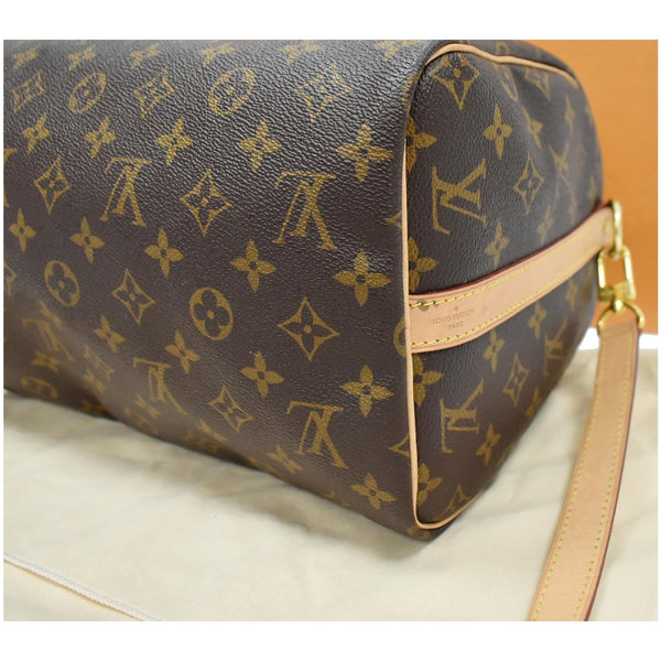 LOUIS VUITTON Speedy 30 Bandouliere Monogram Canvas Shoulder Bag Brown