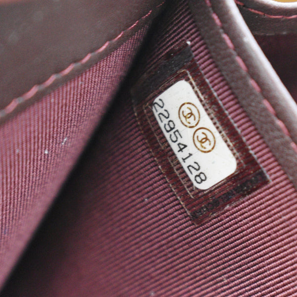 CHANEL Quilted Leather Zip Around Wallet Black