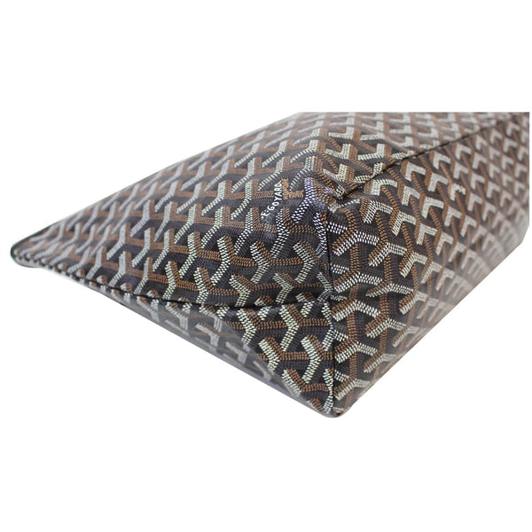 GOYARD Goyardine Saint Louis PM Tote Bag Black