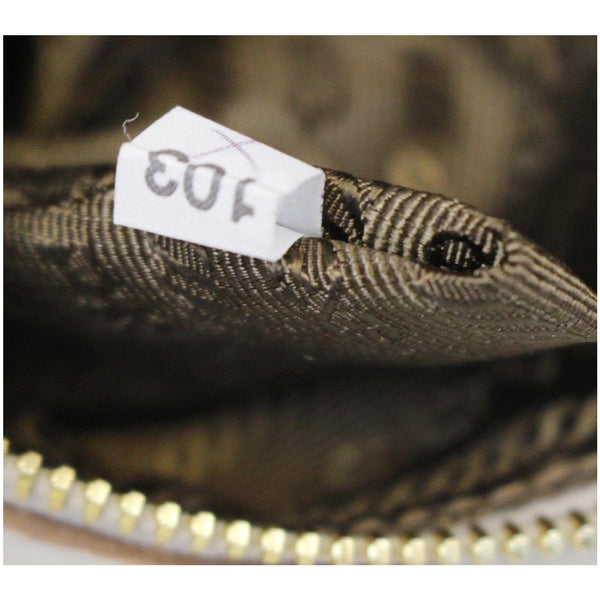 Prada Large Shopper Tote Bag Vitello Daino tag number