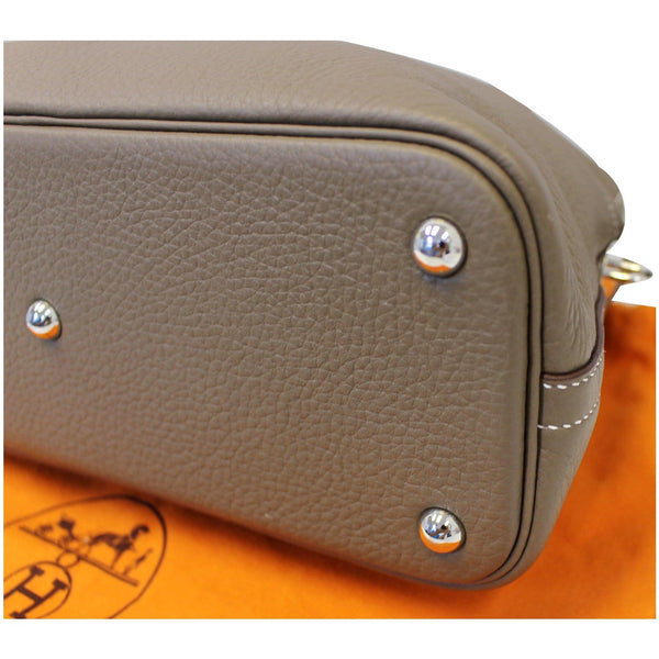 HERMES Bolide 31 Taurillon Clemence Leather Shoulder Bag Etoupe-US