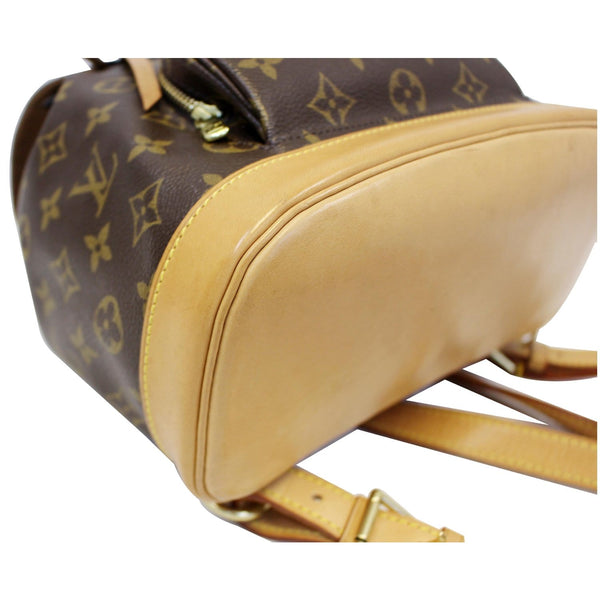 LOUIS VUITTON Montsouris PM Monogram Canvas Backpack Brown