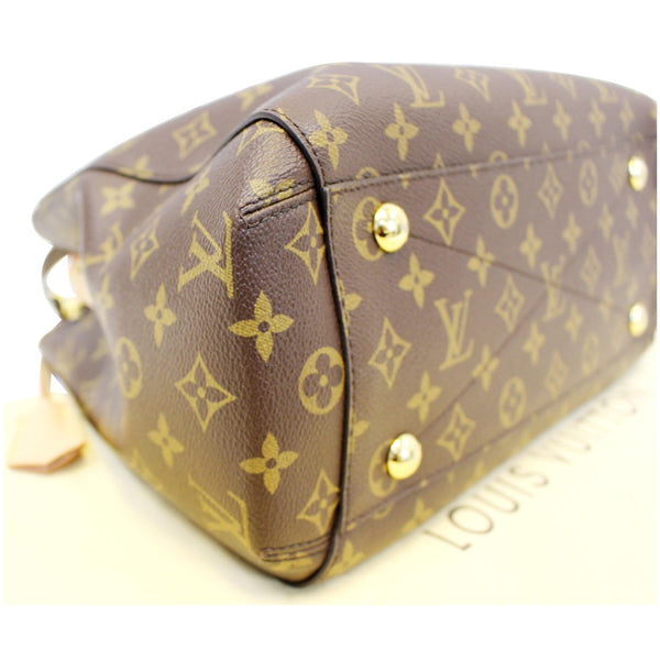 Louis Vuitton Montaigne MM Monogram Canvas Shoulder Bag - bottom view