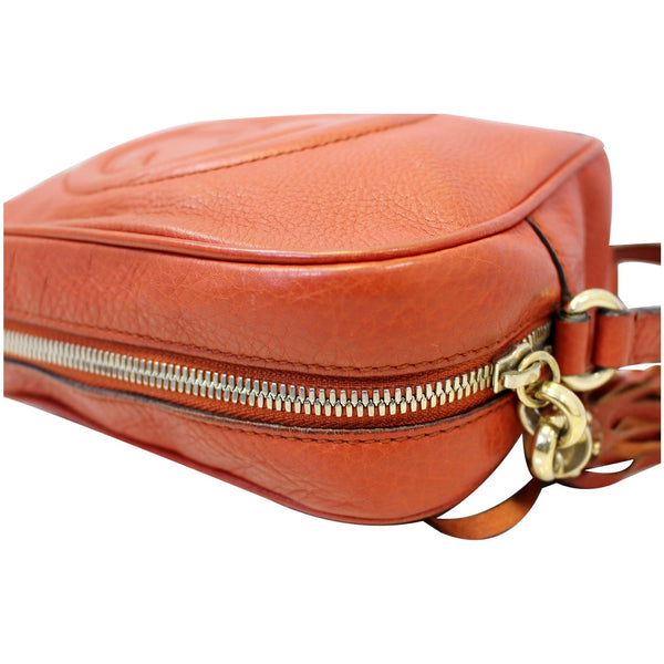 GUCCI Soho Disco Pebbled Leather Small Crossbody Bag-US