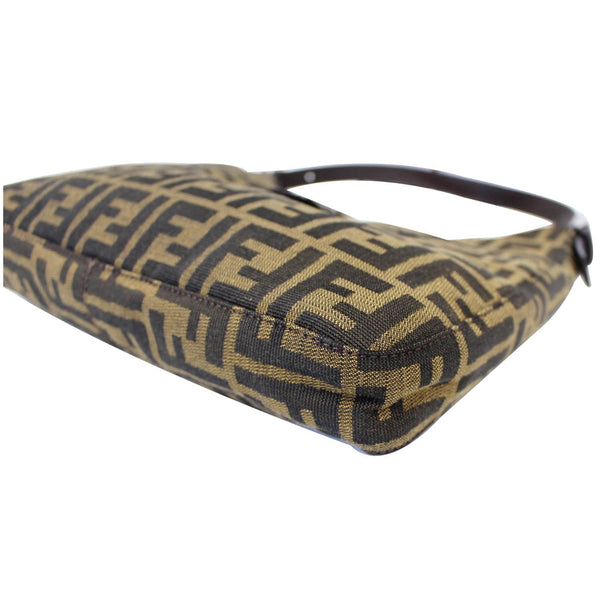 FENDI Zucca Canvas Hobo Shoulder Bag Brown-US